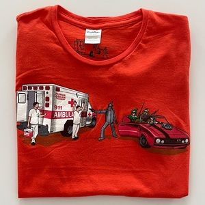 Threadless Orange ‘Heartless’ Tshirt